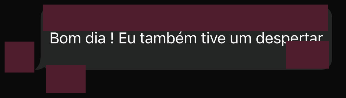 Testemunho anônimo de aluna 7
